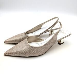 Sarto by Franco Sarto Devin2 Pump Women's Platinum Silver Size US8M EU38.5